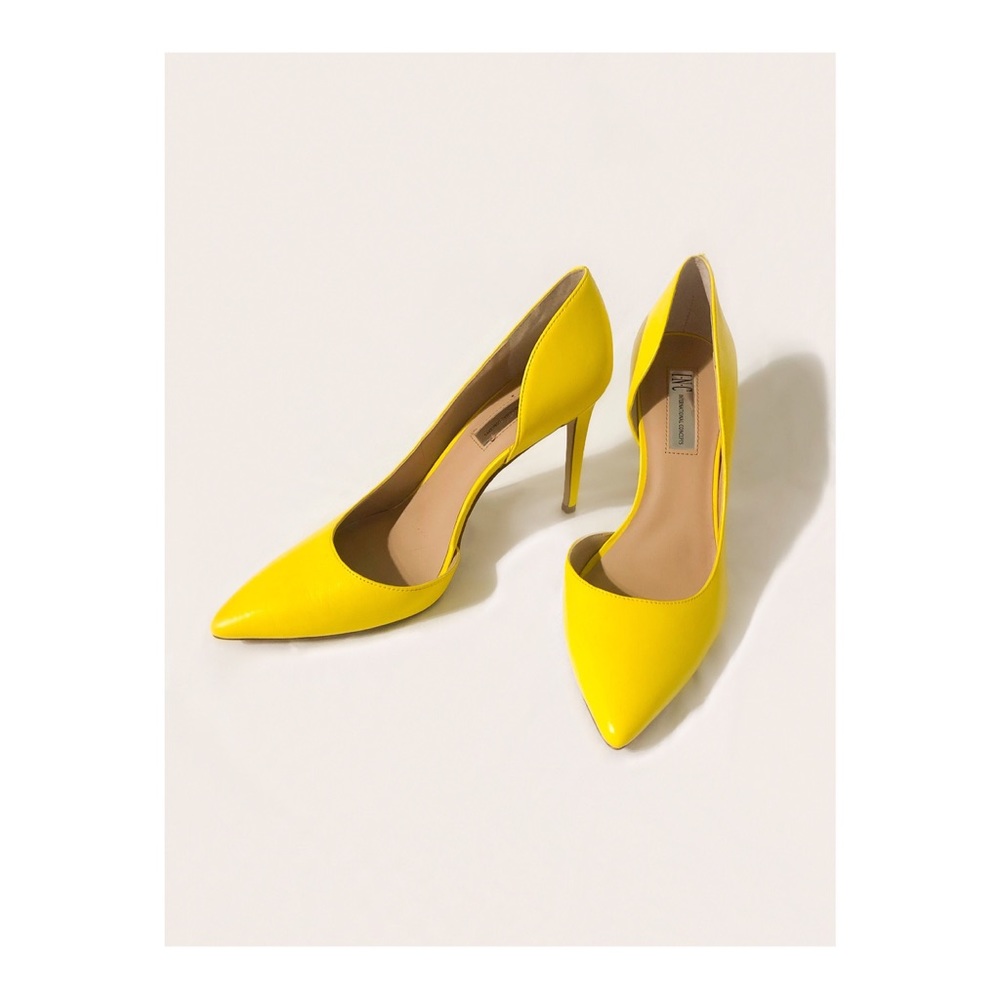INC International Yellow Heels